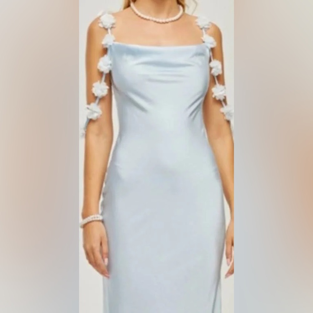 Caroline Constas Blue Formal Dress